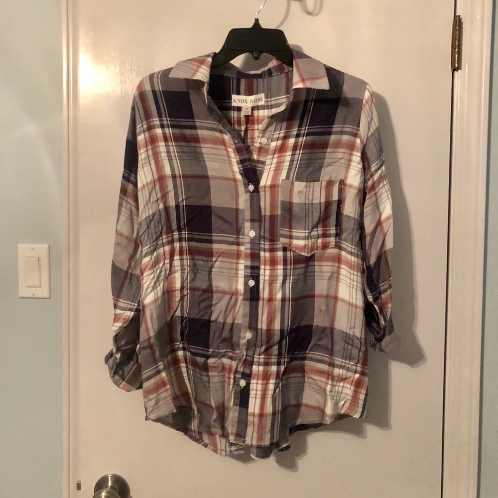 🌷Flannel Top